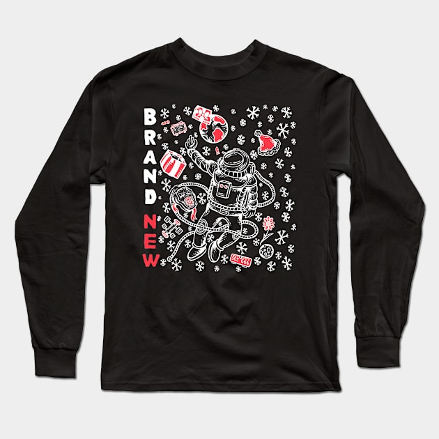 Brand New Christmas Long Sleeve T-Shirt by ilistentoemo@gmail.com